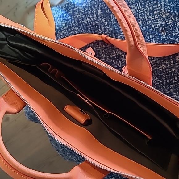 Campo Marzio Roma 1933 Leather Crossbody Laptop/Document Bag - Monte Cristo - Picture 7 of 10